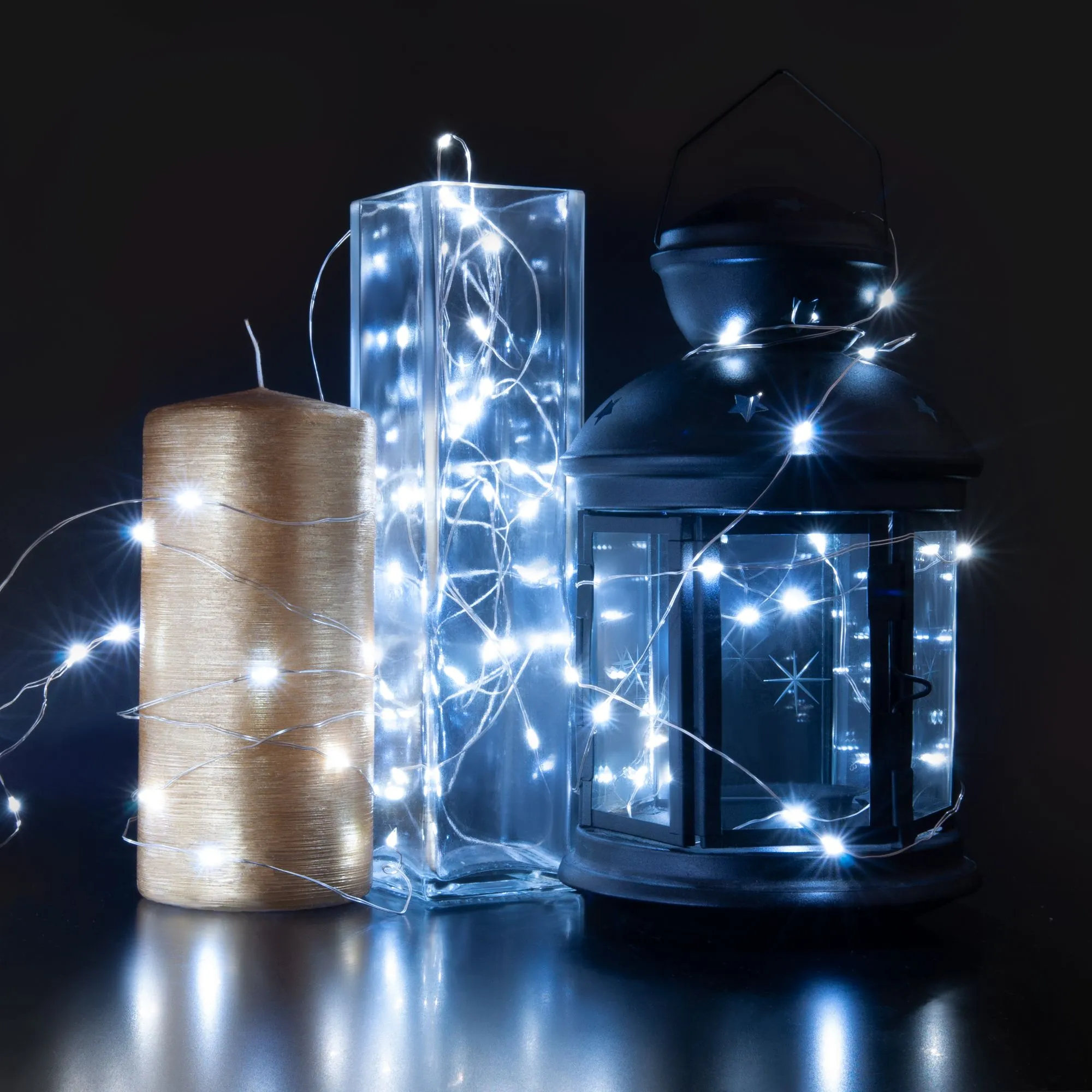 Гирлянда занавес "Роса" белый 2*3м IP20 200-004 Elektrostandard Eurosvet - Фото 2