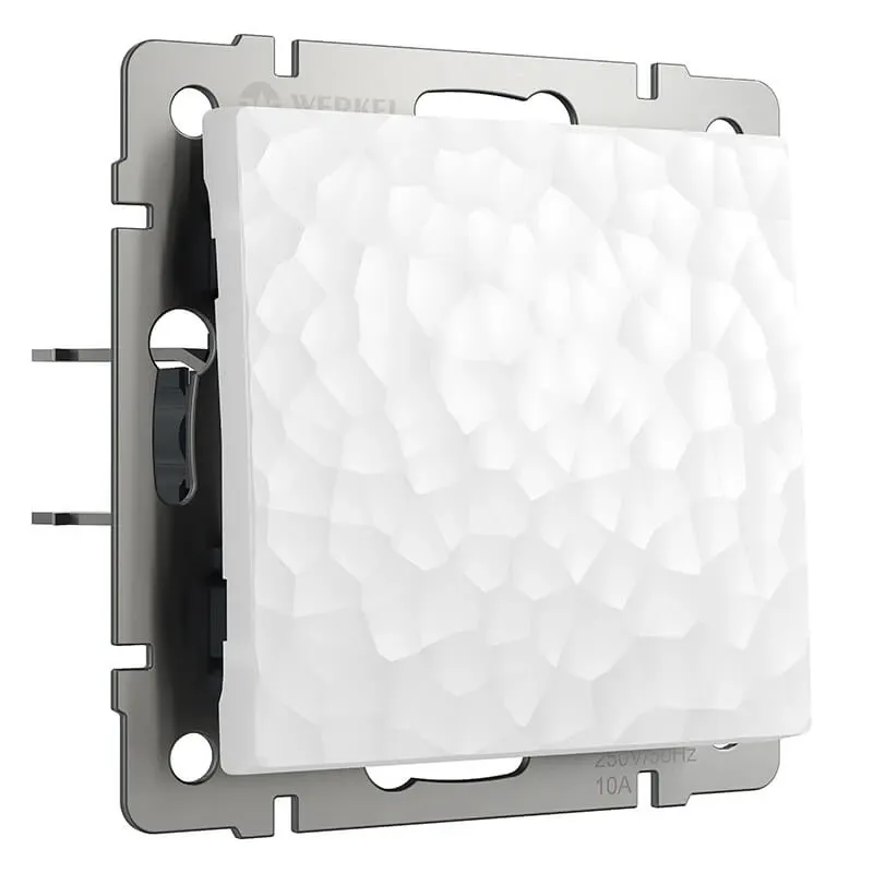 Выключатель одноклавишный (hammer белый) Werkel