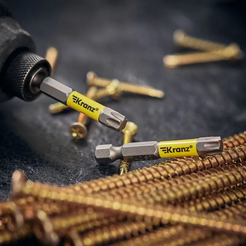 Бита для шуруповерта Torx T40х50 мм (2 шт./уп.) Kranz - Фото 2