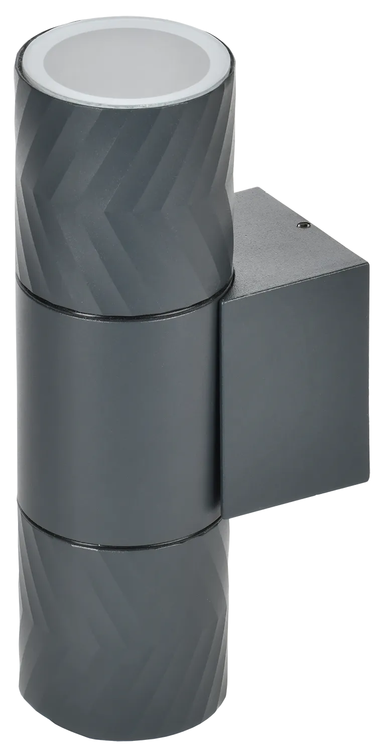 LIGHTING Светильник уличный 5108 настенный под лампу 2хGU10 IP65 серый IEK