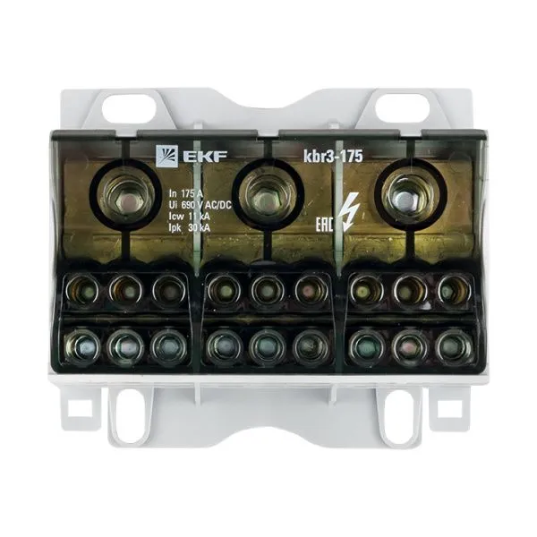 Блок распределительный КБР тройной 175A EKF - Фото 6