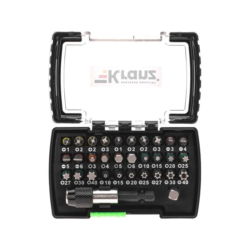 Набор бит с магнитным держателем, пластиковый кейс, 32 шт KRANZ - Фото 2