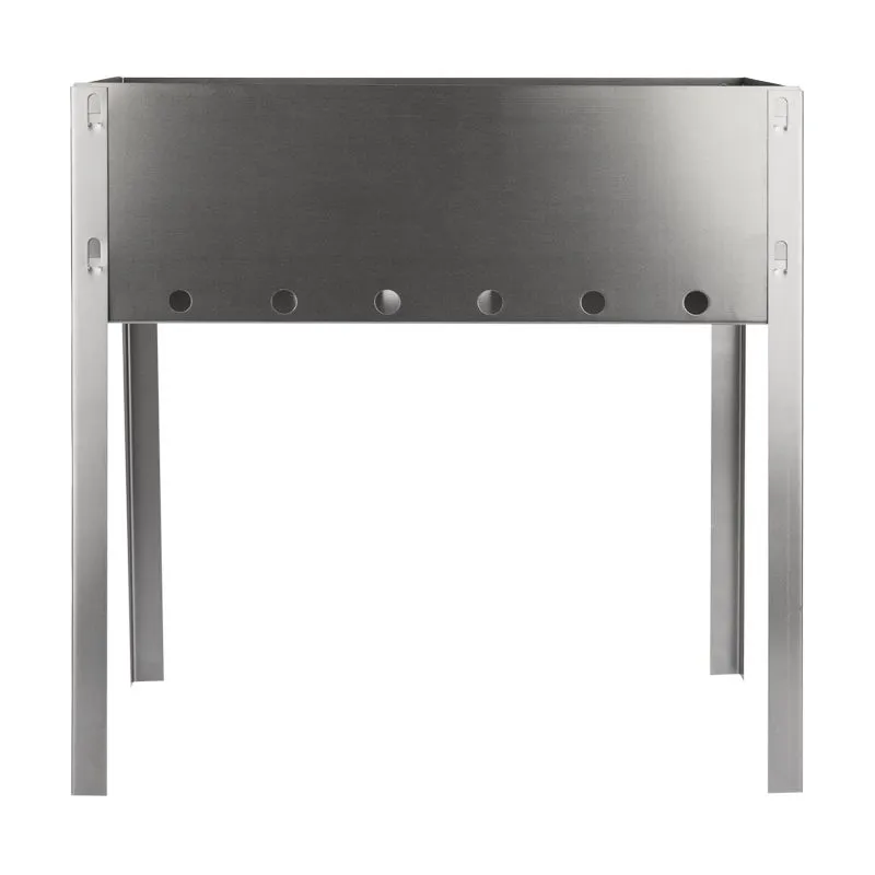 Мангал сборный походный, 350х250х350мм, в гофрированной картонной коробке СОКОЛ - Фото 3