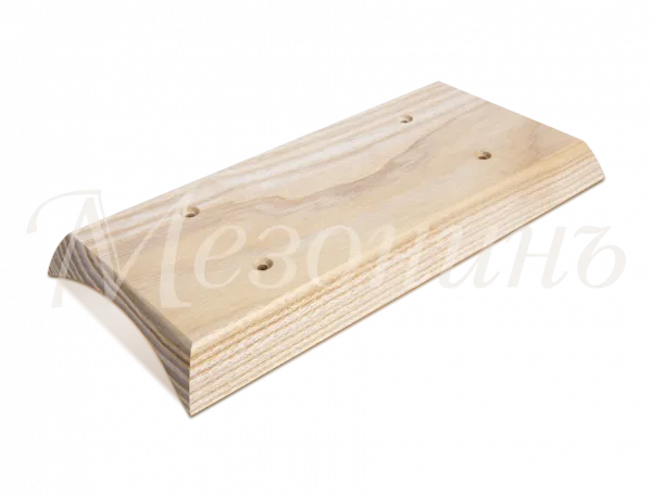 Накладка "Классика"на оцилиндрованное бревно D220мм., прямой угол, установочная площадка: 217 х 90 м