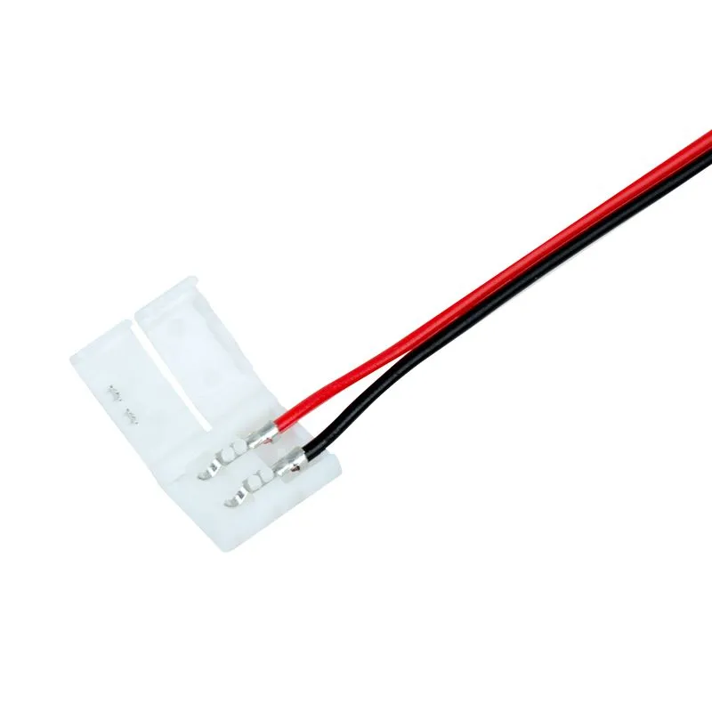Коннектор питания (1 разъем) для одноцветных светодиодных лент шириной 10 мм - Фото 2