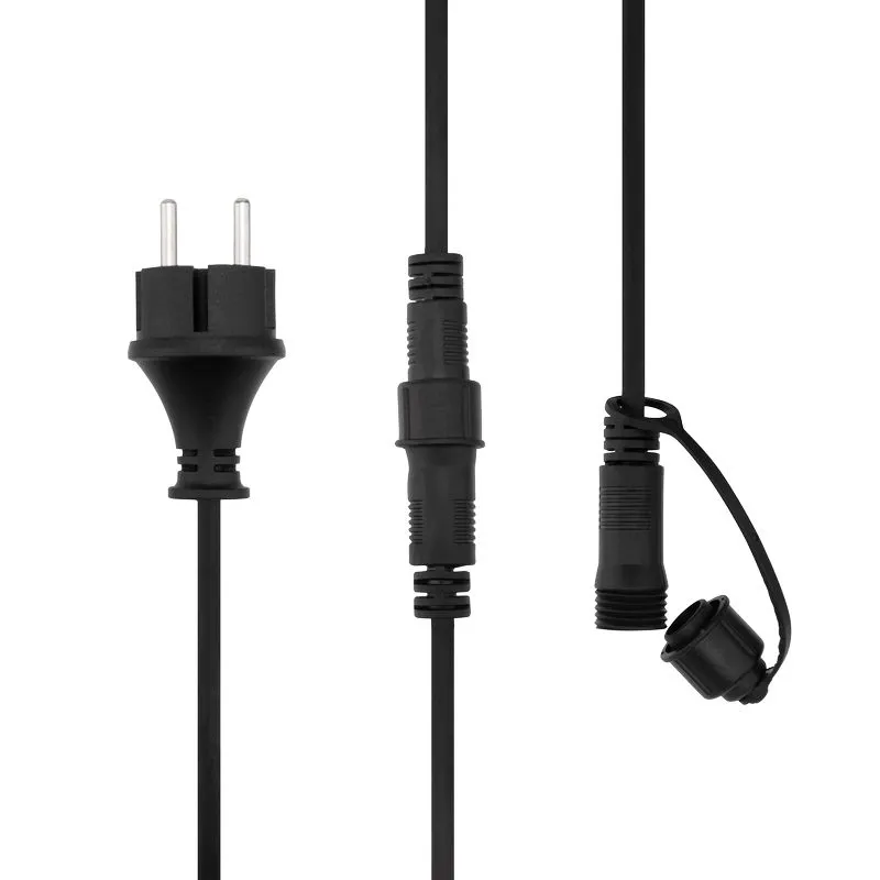 Белт-Лайт 10м, черный каучук, шаг 50см, 20 подвесных патронов, IP44 - Фото 3