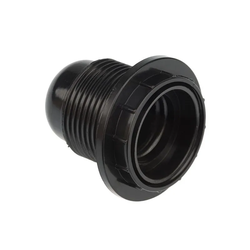 Патрон карболитовый с кольцом Е27 черный, c этикеткой REXANT 11-8816