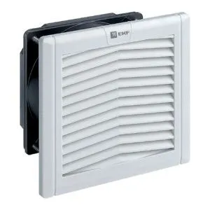Вентилятор с фильтром 52 м³/ч 124x124 мм IP54 EKF PROxima FAN52F