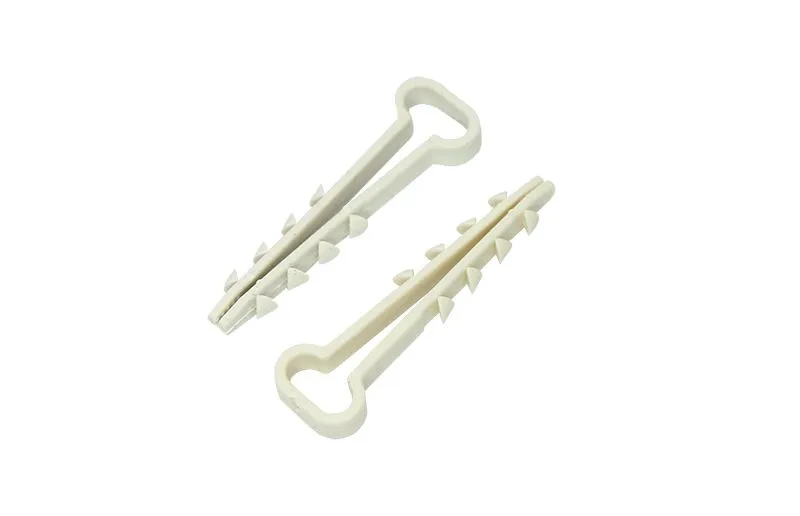 Дюбель-хомут 5-10мм, прямоугольный, белый (100 шт/уп) PROconnect