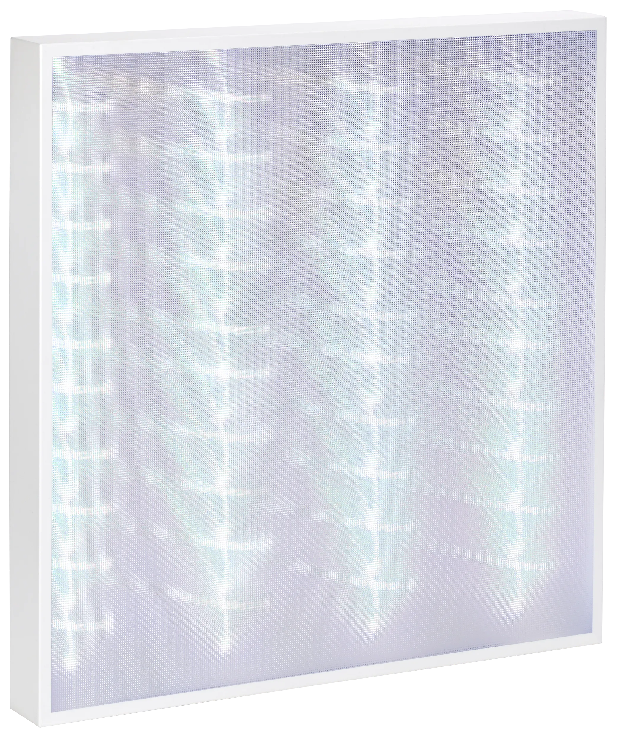 LIGHTING PRO Светильник светодиодный ДВО 2001 40Вт 6500К IP40 588х588мм Грильято микропризма IEK - Фото 2