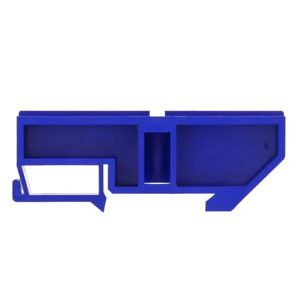 Изолятор на DIN-рейку синий EKF