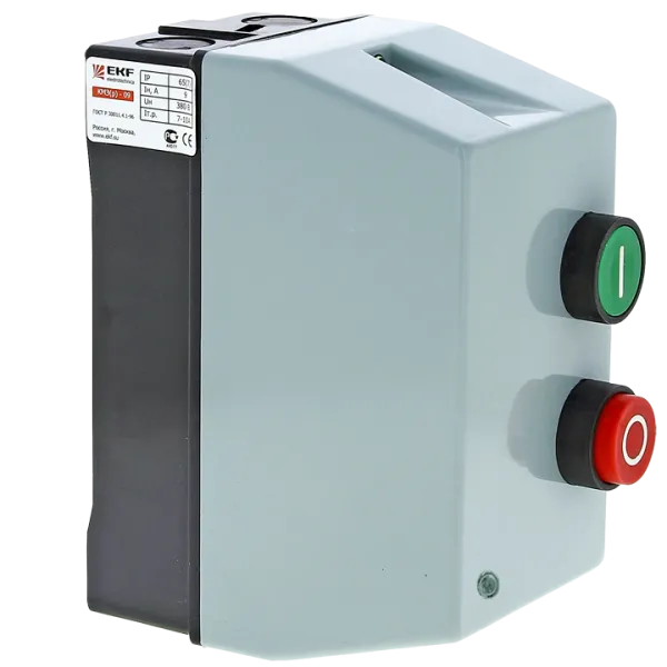 Пускатель в корпусе КМЭ 9А 400В с РТЭ Ir-7-10А и индик. IP65 EKF - Фото 14