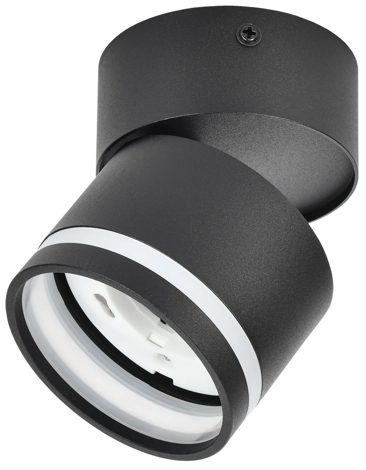 LIGHTING Светильник 4034 настенно-потолочный под лампу GX53 черный IEK