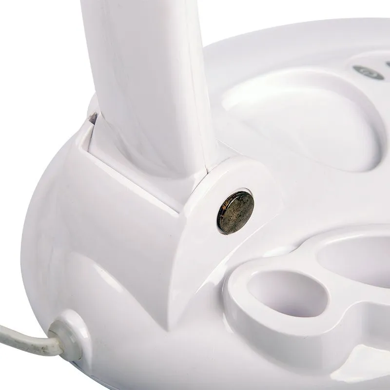 Лупа настольная 3D с подсветкой 60 SMD LED, сенсорная регулировка яркости, VISAGISTE, ø127мм, белая REXANT - Фото 5