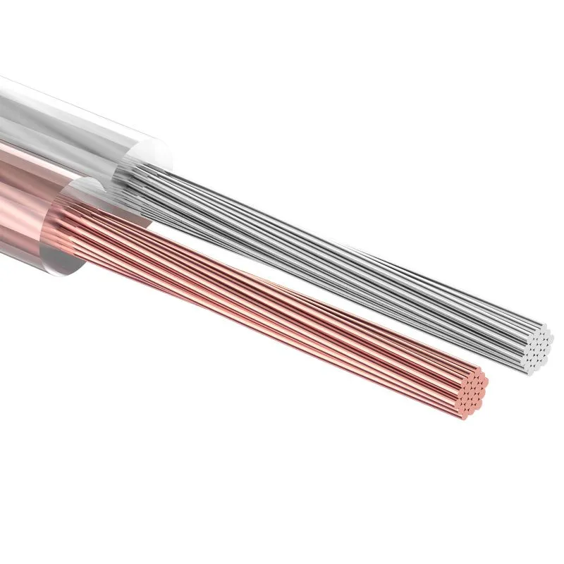 Кабель акустический 2х2,50мм², прозрачный SILICON, мини-бухта 5м REXANT