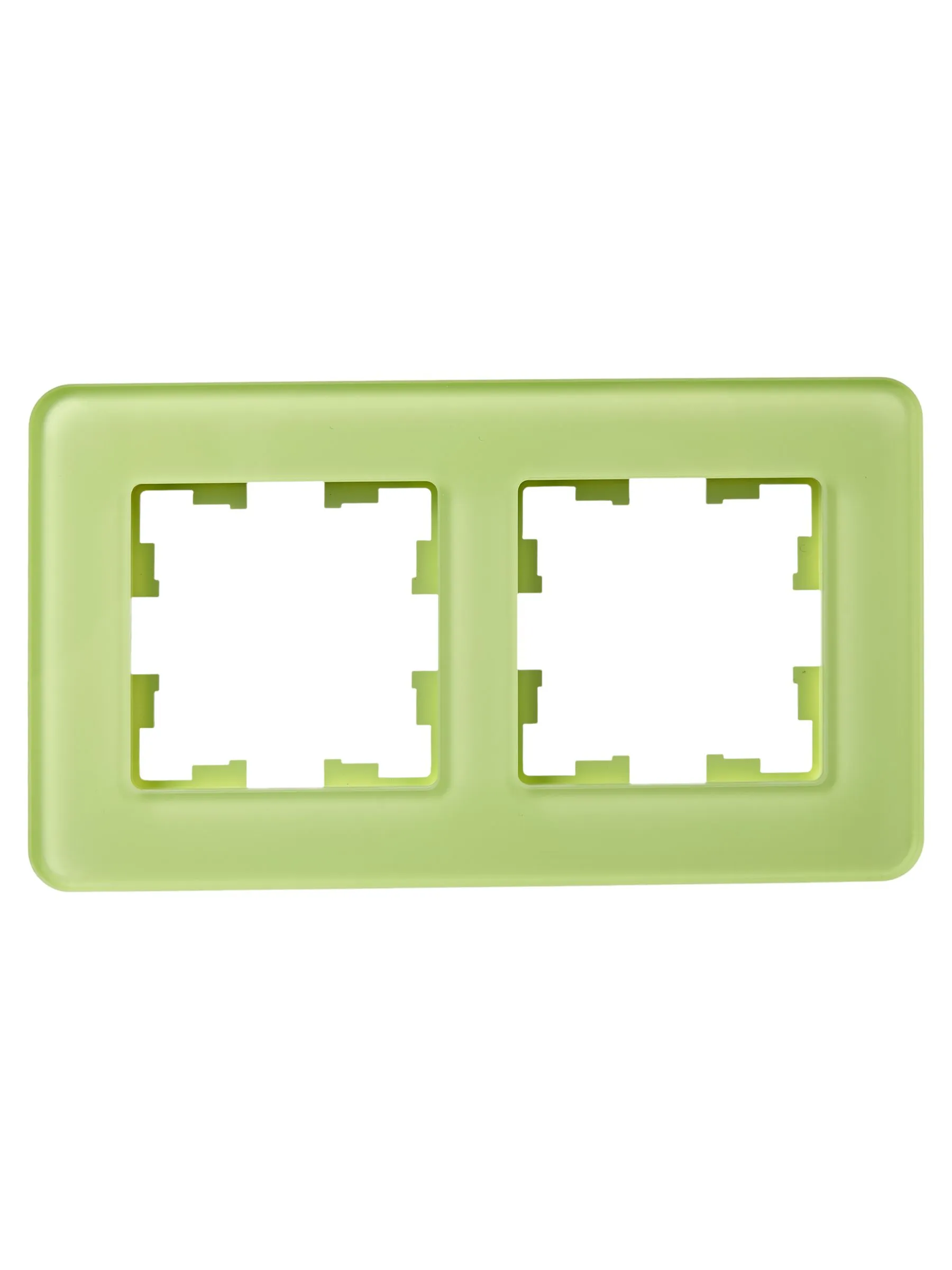 BRITE Рамка 2-местная РУ-2-2-Бр стекло эко грин RE IEK - Фото 4