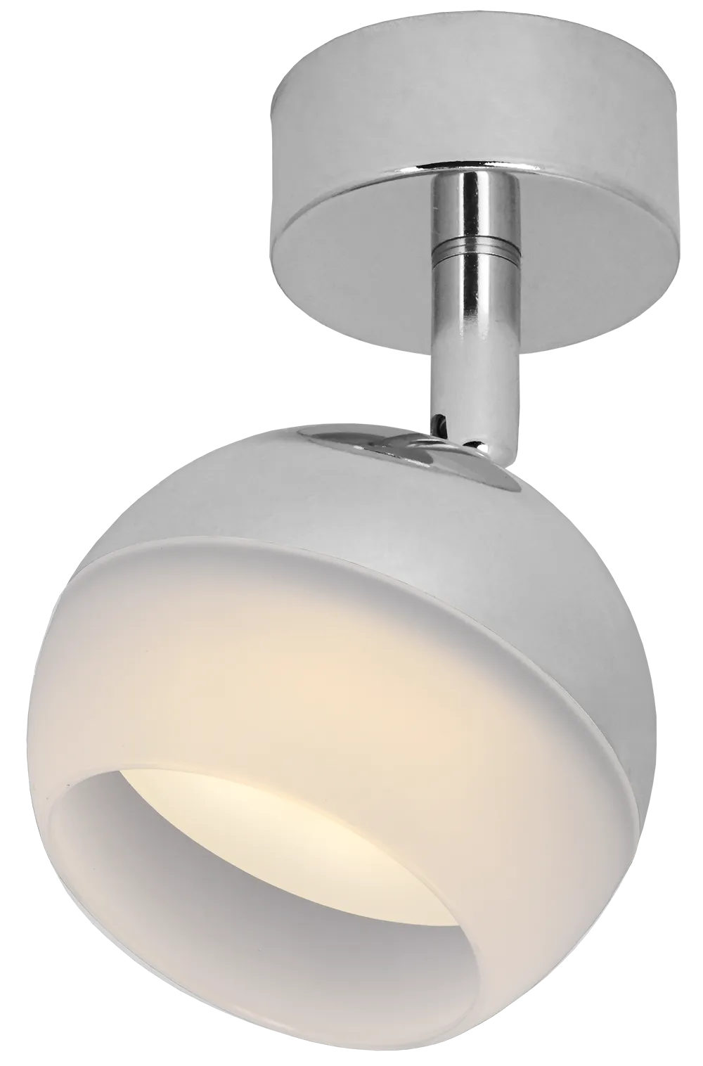 LIGHTING Светильник 4011 накладной настено-потолочный под лампу GX53 хром IEK - Фото 5