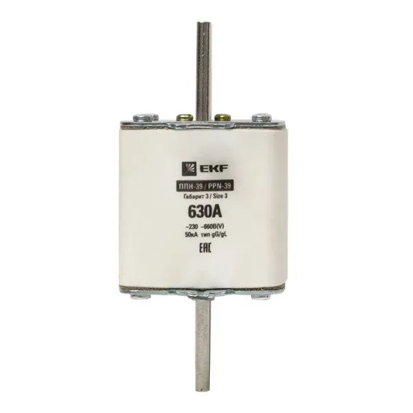 Плавкая вставка ППН-39 630/630А габарит 3 EKF - Фото 3