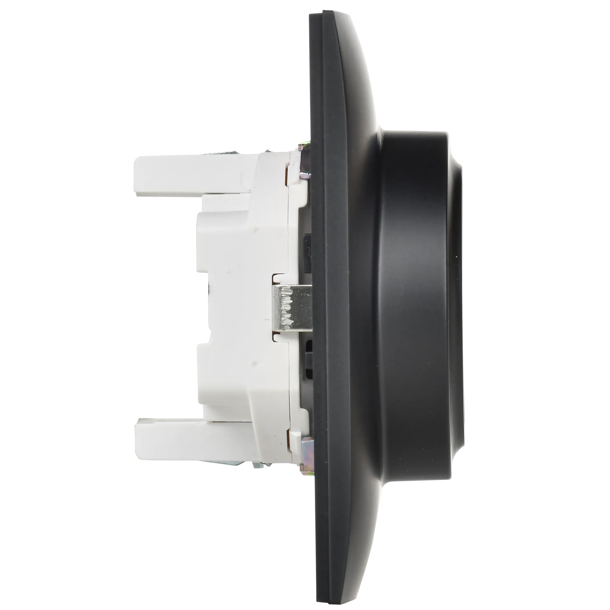 SKANDY Розетка 2-местная с заземлением без защитных шторок 16А в сборе SK-R08Bl черный IEK - Фото 6