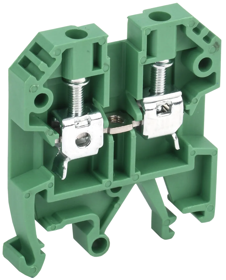 Клемма винтовая КВИ-4мм2 зеленая IEK