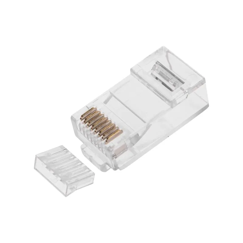 Разъем RJ-45(8P8C) под витую пару, UTP, CAT 6, с вставкой REXANT