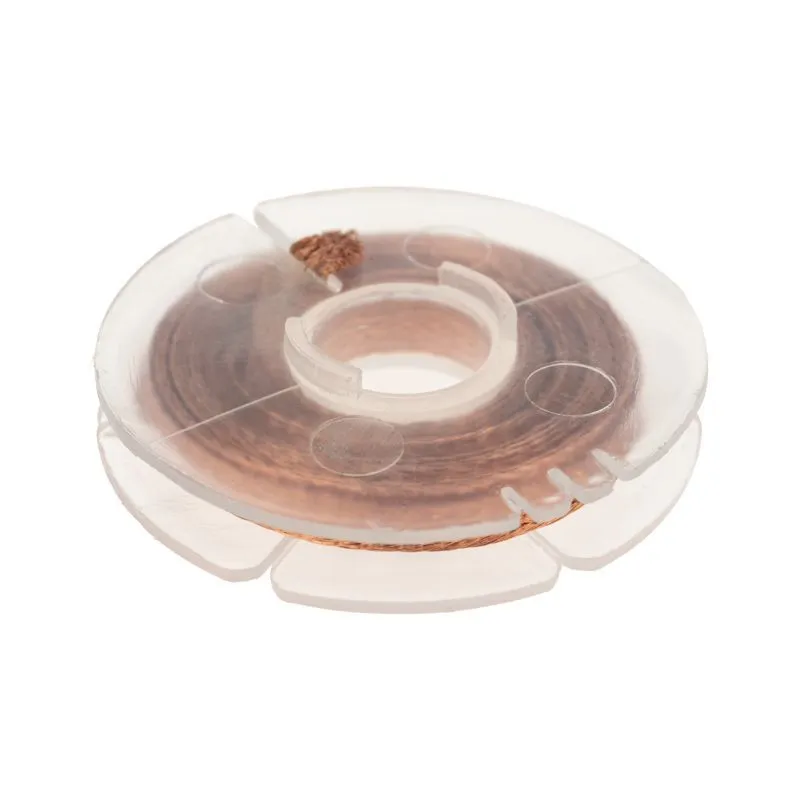 Оплетка для удаления припоя, медная, 2,5мм x 1,5м REXANT 09-3003