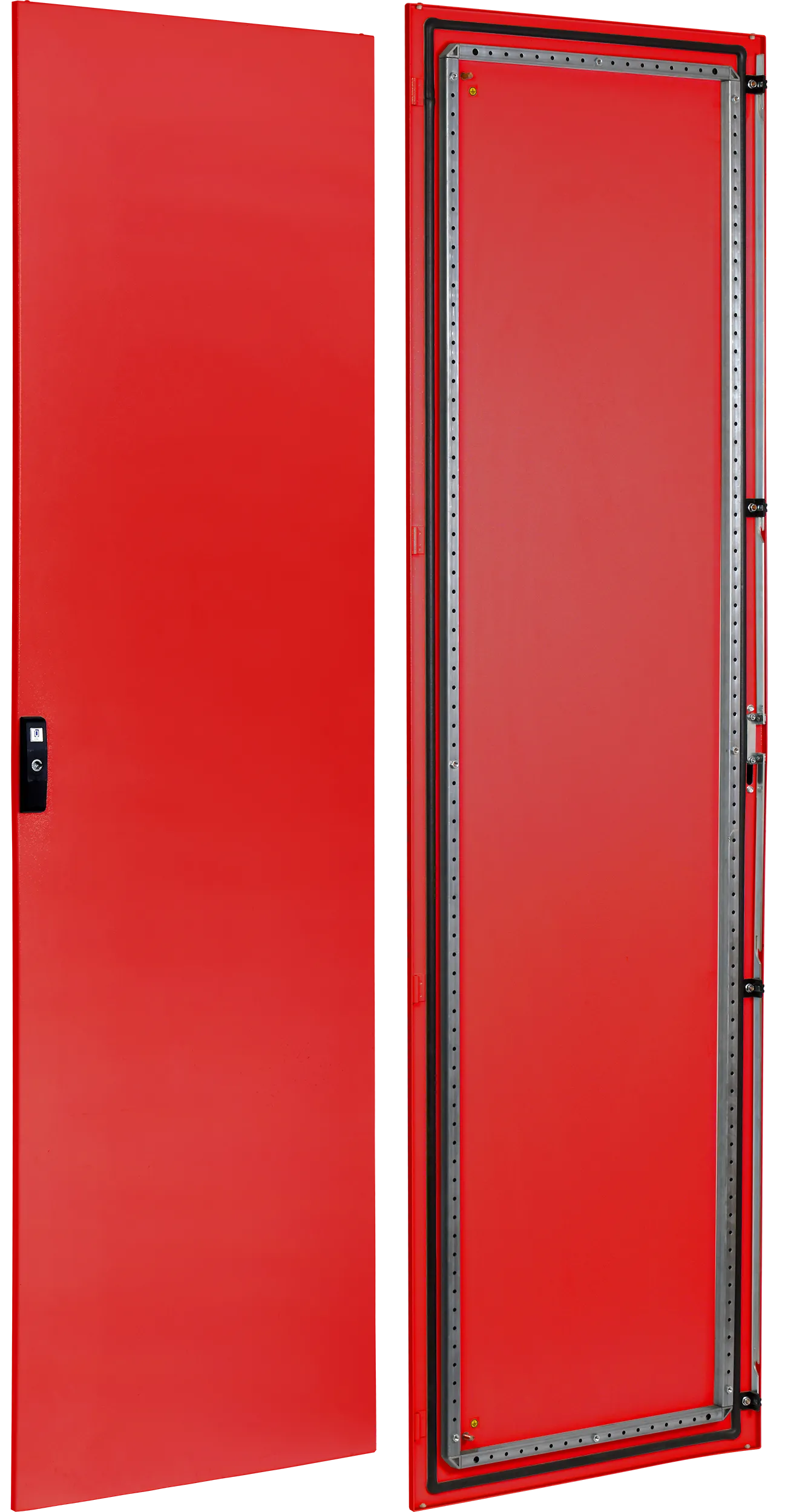 FORMAT Дверь металлическая 2000х600мм RAL3020 красная IEK