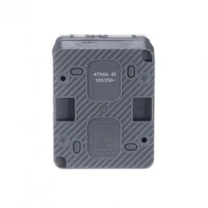 Розетка 1-м ОП AtlasDesign Profi54 16А IP54 250В с заземл. защ. шторки антрацит SE ATN544045 1616134