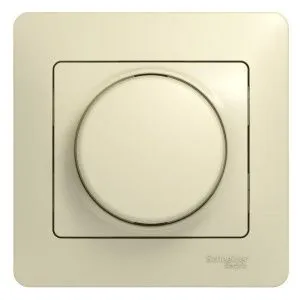Светорегулятор (диммер) СП Glossa 300Вт Glossa поворот. в сборе беж. SchE GSL000234