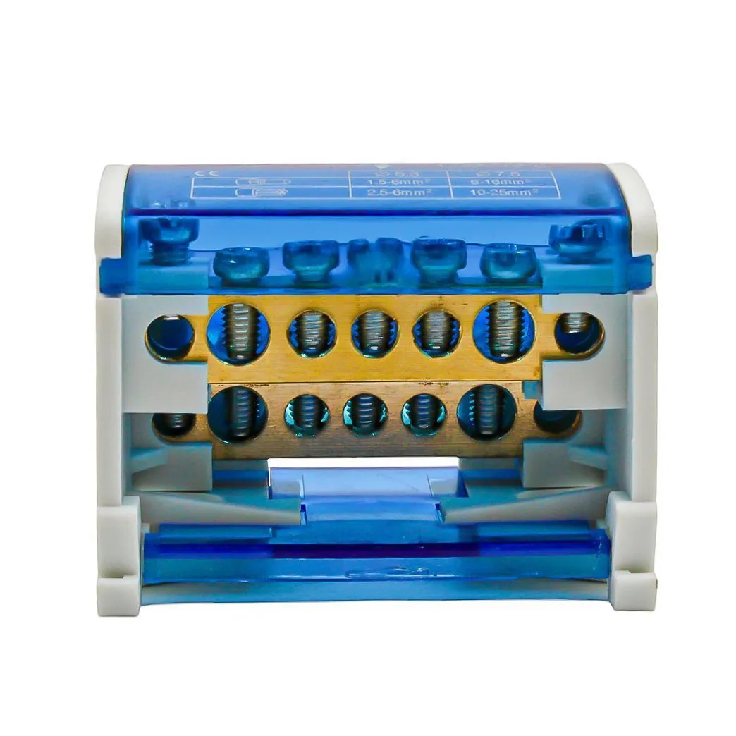 Шины на DIN-рейку в корпусе (кросс-модуль) 2х7 L+PEN DEKRON - Фото 3