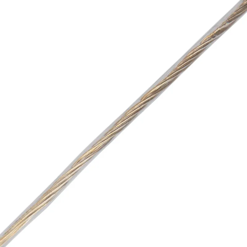 Трос стальной в ПВХ оплетке d=2,0мм, прозрачный (моток 20м) REXANT - Фото 5