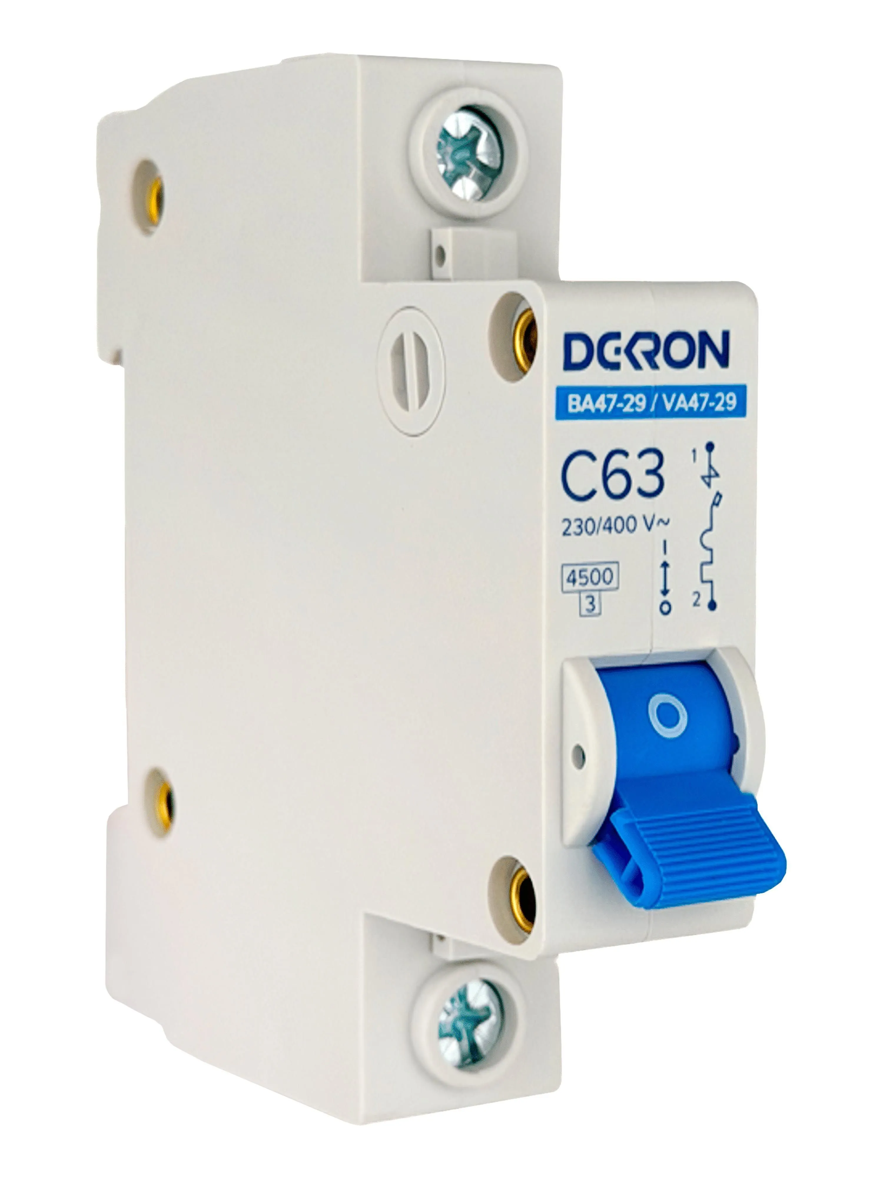 Автоматический выключатель ВА47-29 1P С63A 4,5кА - Фото 2