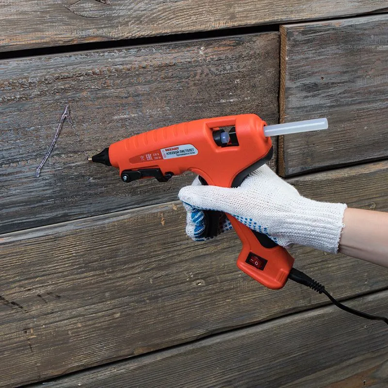 Пистолет клеевой, 200Вт, Ø11мм, ЭКСПЕРТ, блистер REXANT - Фото 2