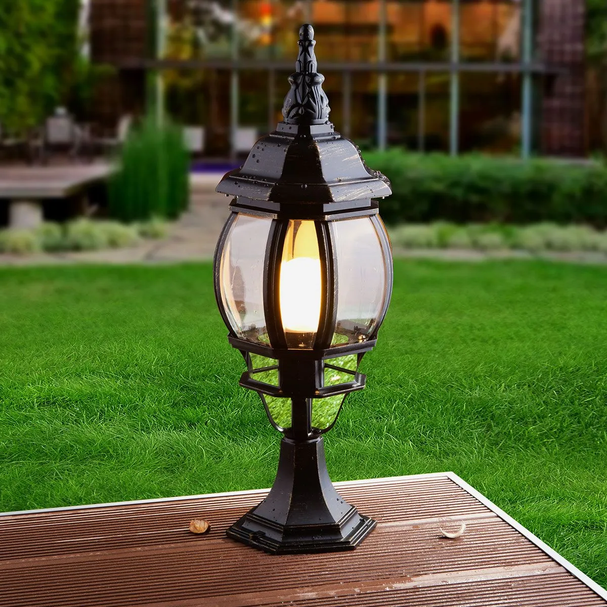 Светильник ландшафтный IP33 GL 1001S черное золото Elektrostandard - Фото 2