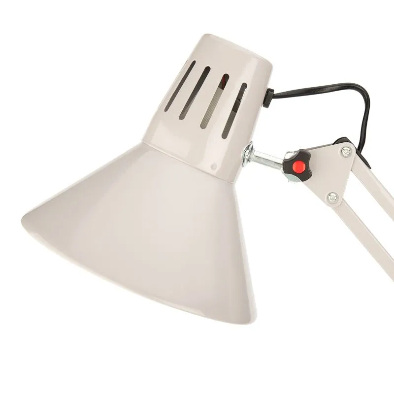 Светильник настольный REXANT Акцент на металлической стойке с винтовым зажимом, с цоколем Е27, 60 Вт, цвет лунный свет - Фото 4