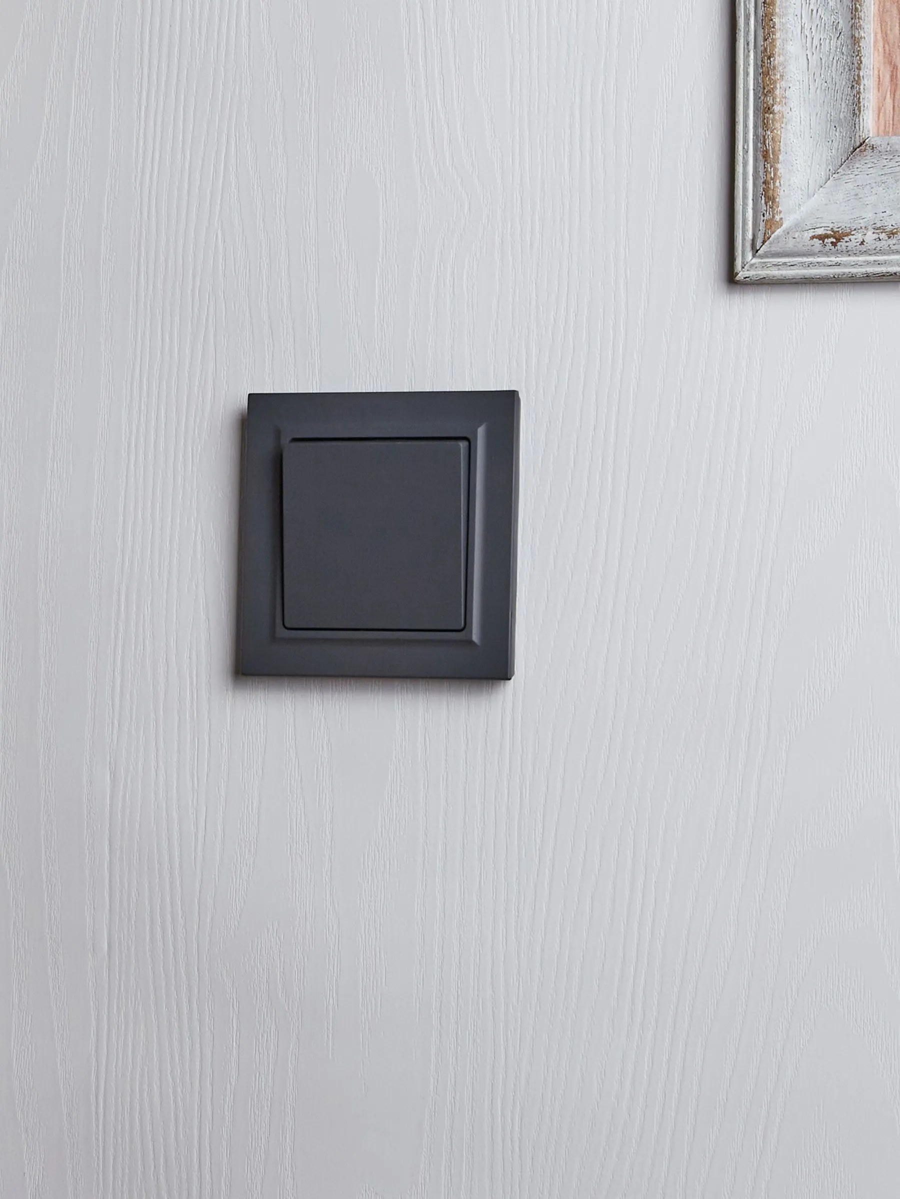 BRITE Выключатель 1-клавишный 10А в сборе ВСР10-1-0-БрГ графит IEK - Фото 4