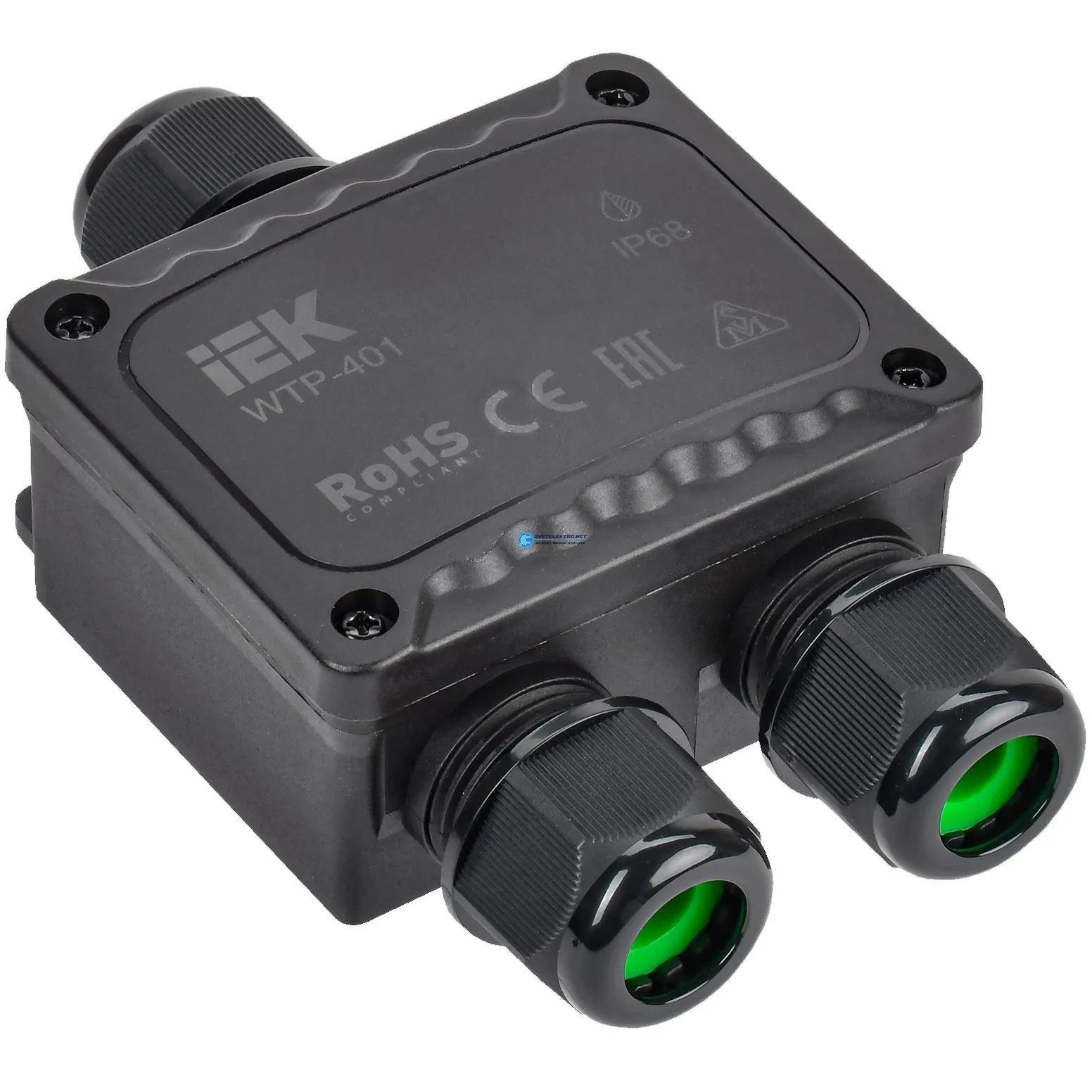 Коробка распределительная герметичная WTP-401 3 ввода IP68 IEK UWB10-Y-450-41-03-68