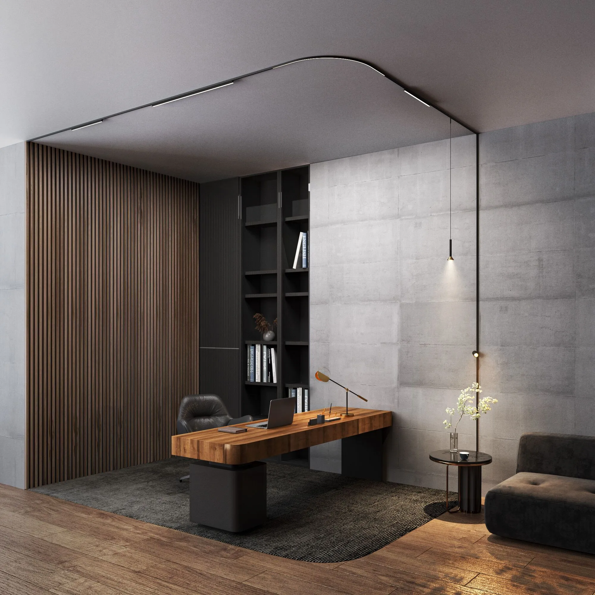 Mini Magnetic Трековый светильник 12W 3000K (черный) - Фото 4