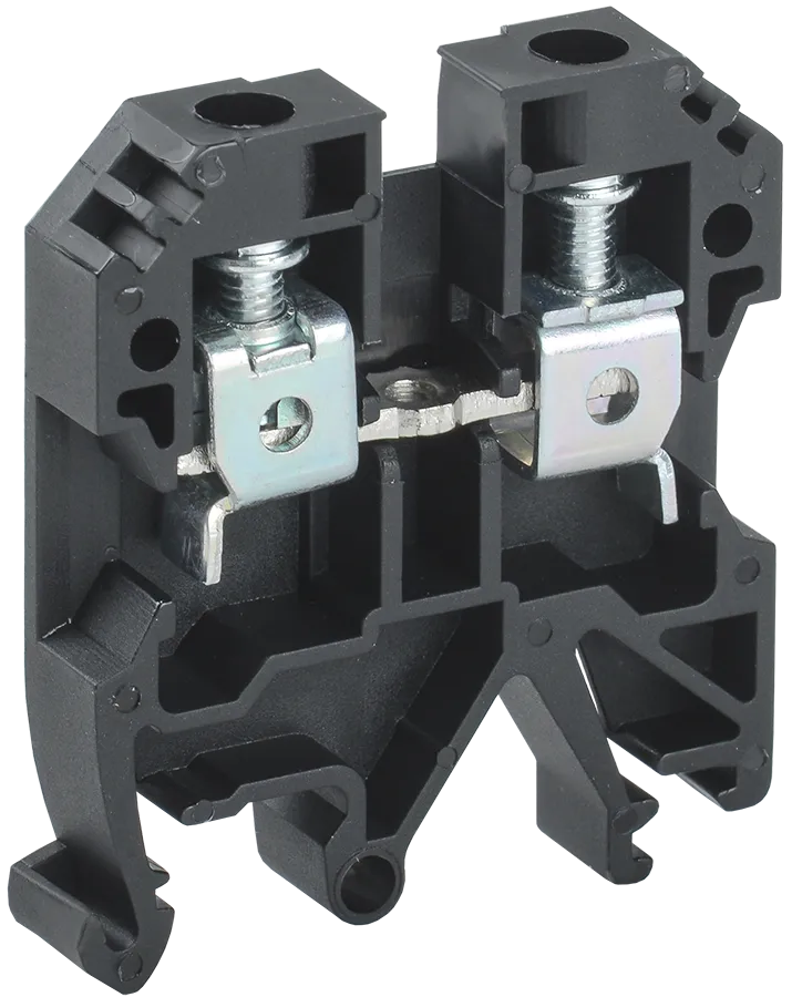 Клемма винтовая КВИ-6мм2 черная IEK