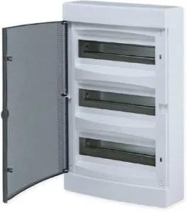 Щит распределительный навесной "Unix" белая дверь 3х12 (36) модулей 485x287x112 IP40 ux-3x12-nw