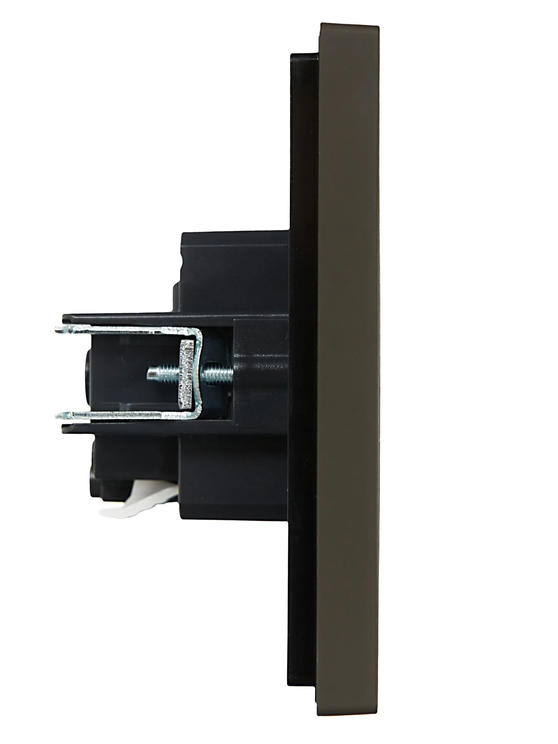 FORTE&PIANO Розетка 1-местная с заземлением без защитных шторок безвинтовое крепление 16А FP314 серый IEK - Фото 5