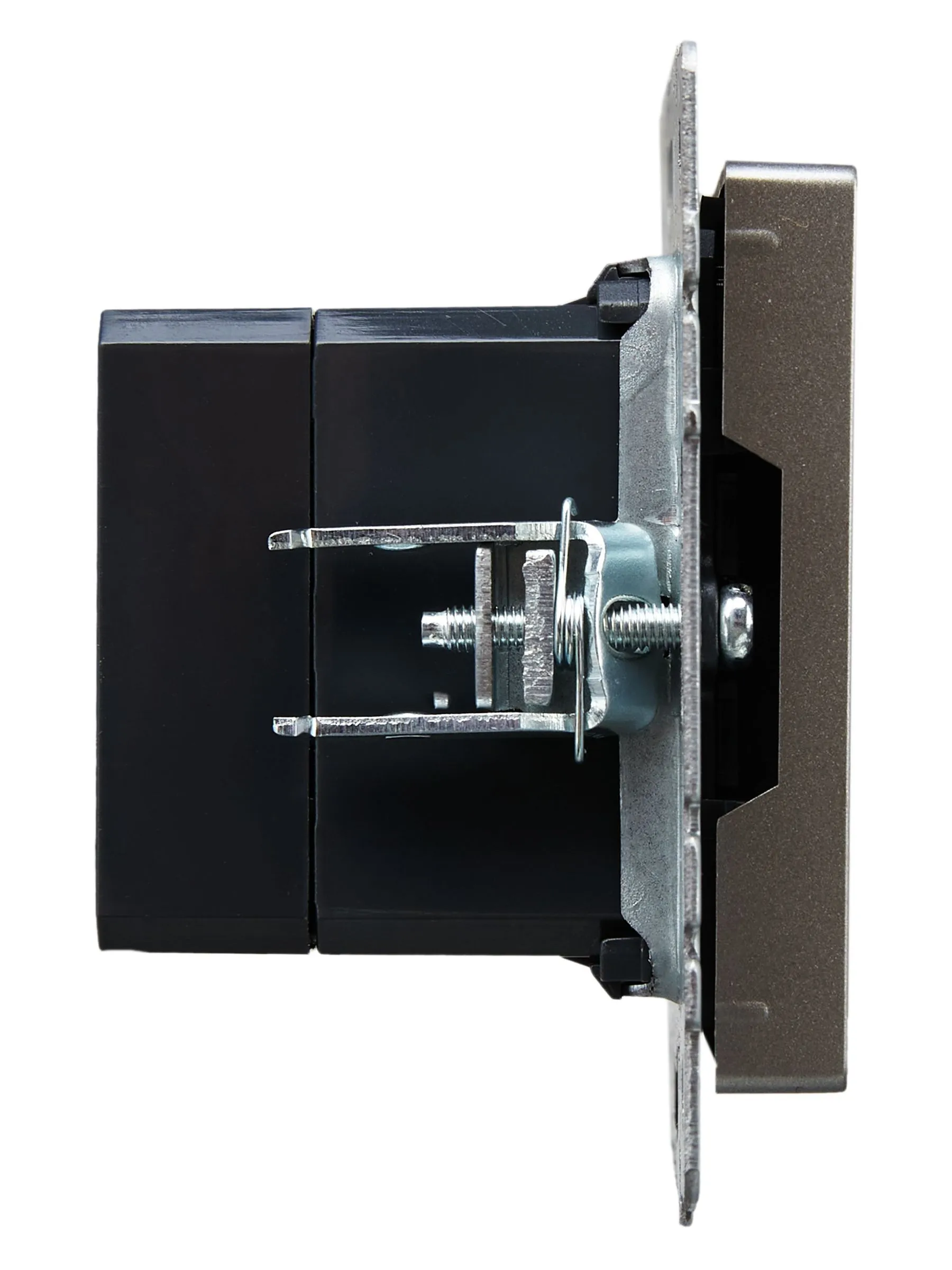 BRITE Розетка USB A+C 18Вт РЮ11-1-БрС сталь IEK - Фото 6