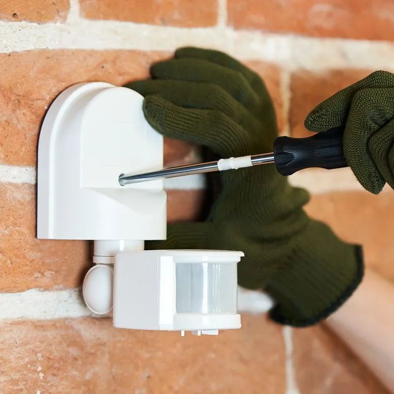 Датчик движения настенный ДДС 01, 180°, 1200 Вт, 3-2000 Лк, 5-12 м, 10-420 сек. IP44 REXANT - Фото 2