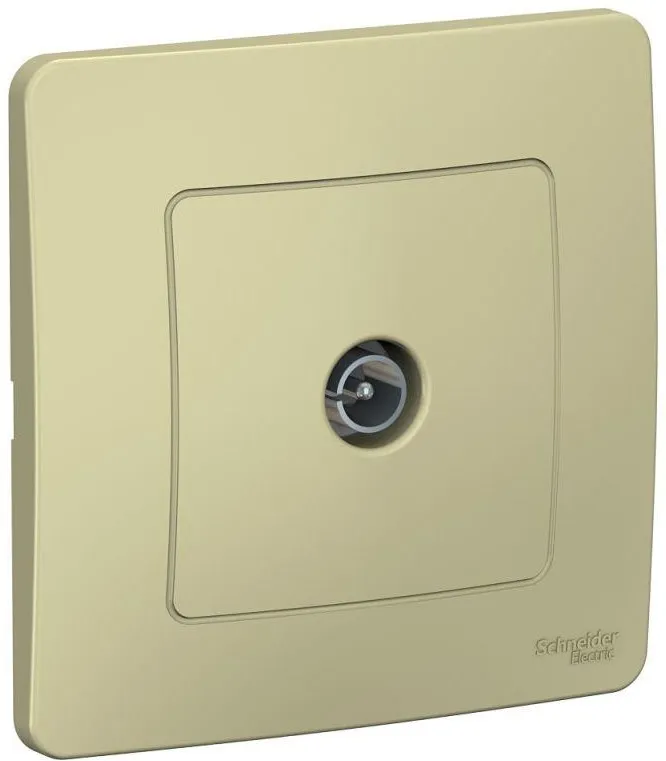 Розетка телевизионная TV СП Blanca коннектор беж. SE BLNTS000017