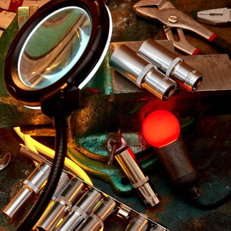 Набор удлиненных торцевых головок 1/2, шестигранные, CrV, 10 шт., 10-22мм REXANT - Фото 4