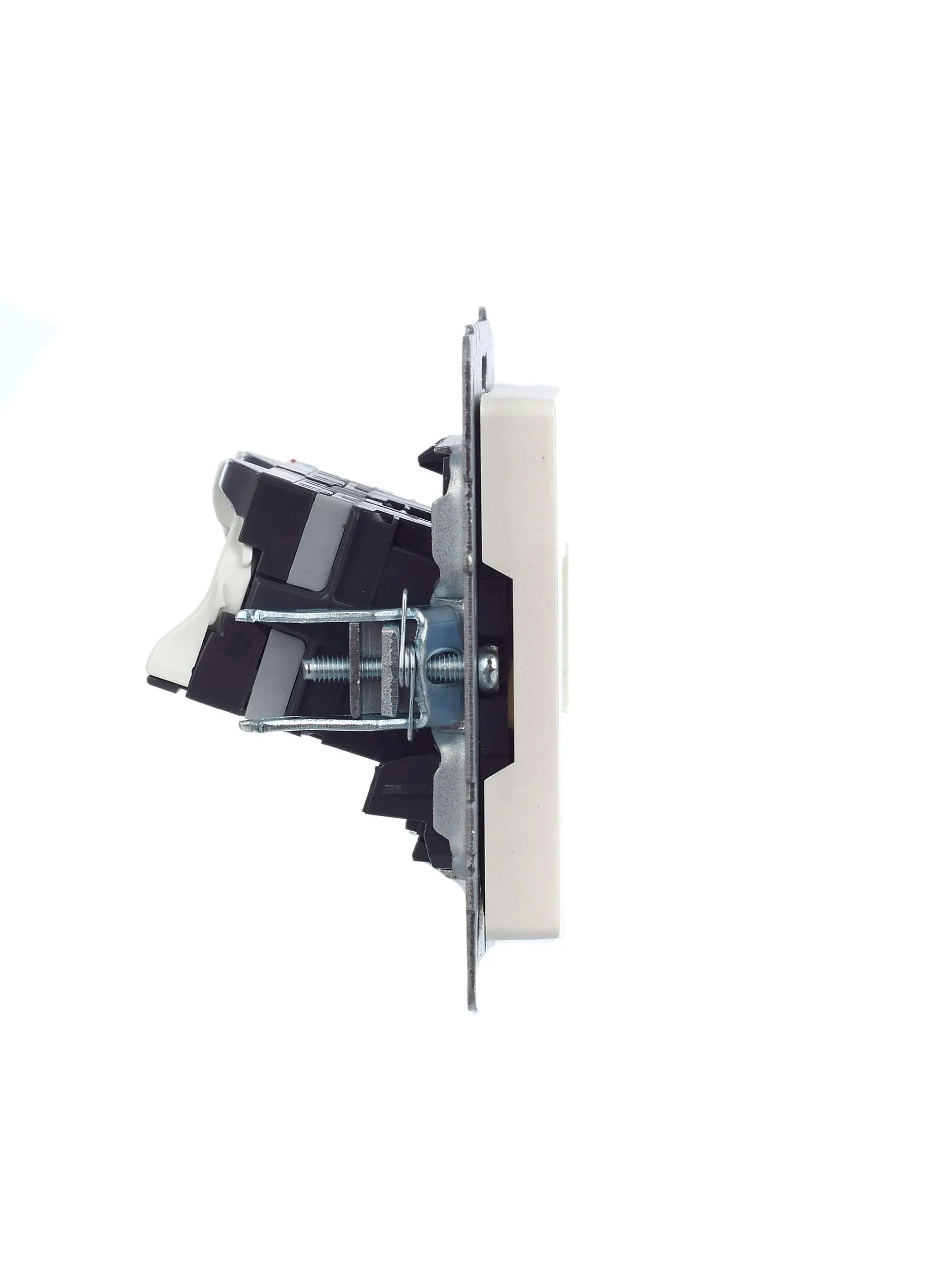 BRITE Розетка компьютерная двойная кат.5E RJ45 РК10-2-БрЖ жемчуг IEK - Фото 4