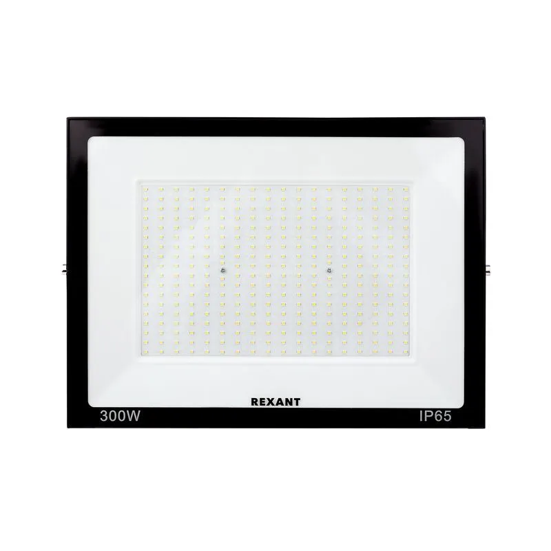 Прожектор светодиодный СДО 300Вт 24000Лм 6500К холодный свет, черный корпус REXANT 605-030