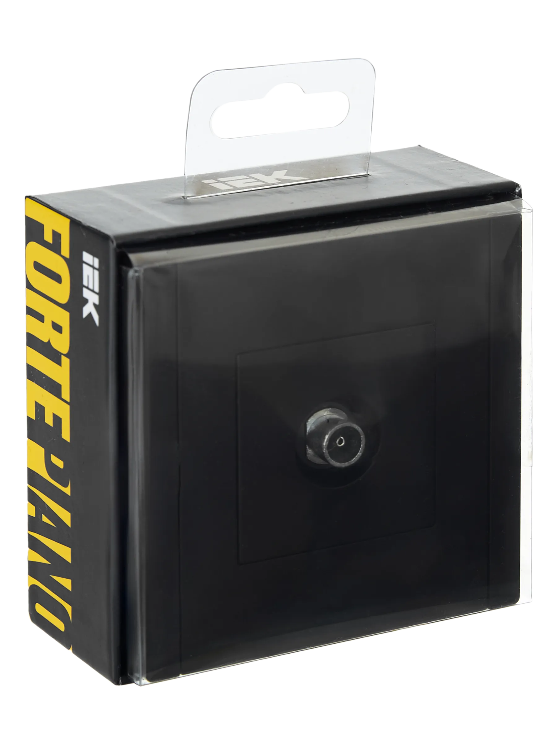 FORTE&PIANO Розетка TV оконечная FP128 черный IEK - Фото 2