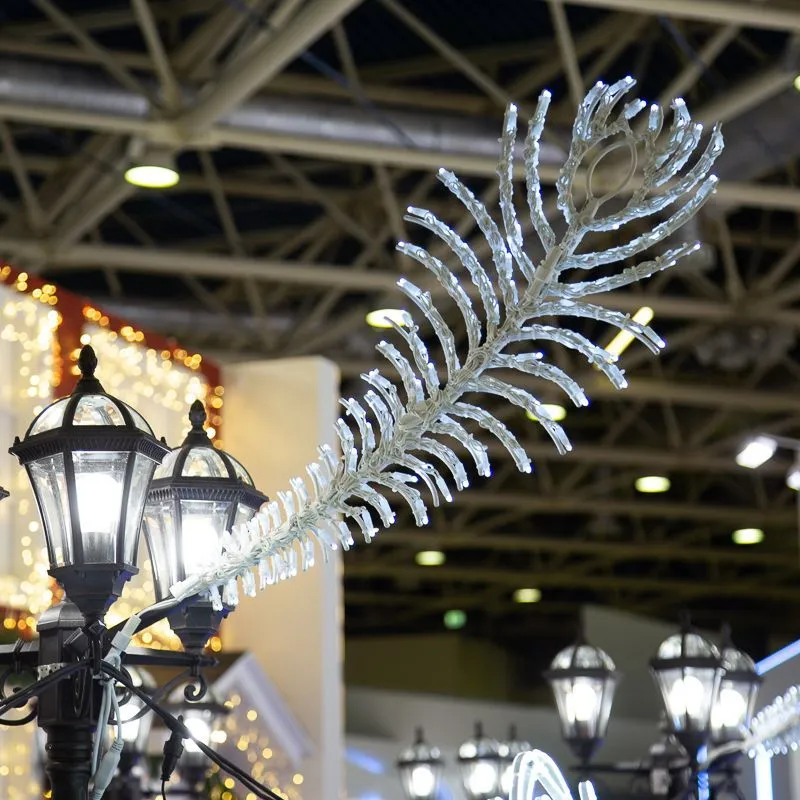 Световое пано Перо павлина 80х50 см S-0003