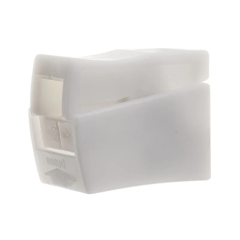 Строительно-монтажная клемма СМК 224-112 для светильника на 2 проводника (0,2-2,5)/(0,14-2,5) мм², белая (100 шт./уп.) REXANT 07-2411